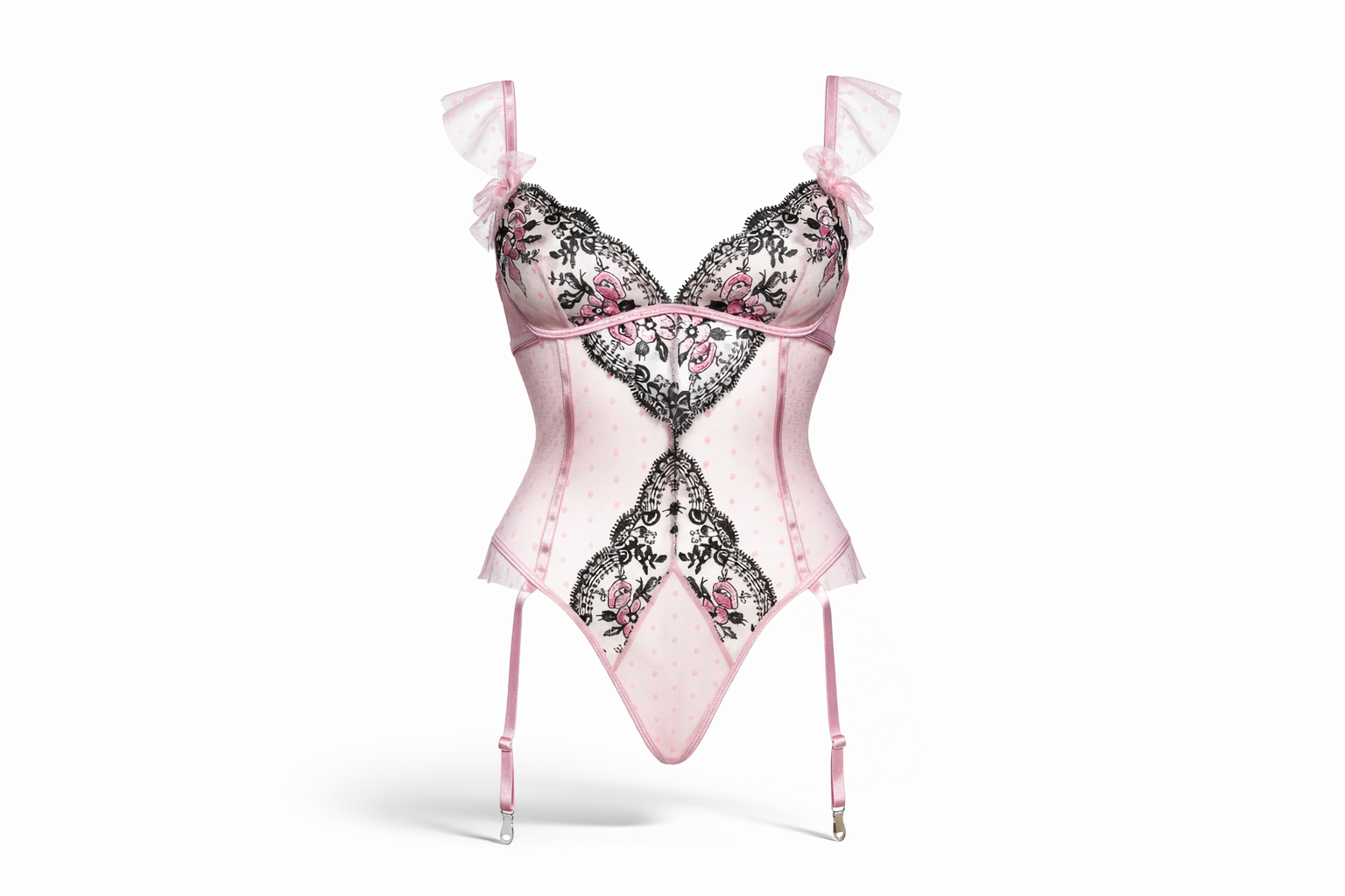 Rose romance babydoll